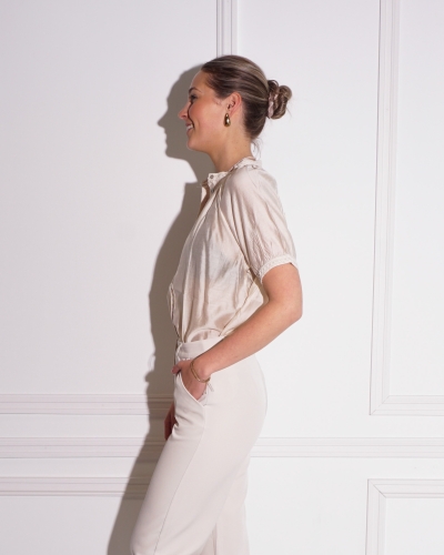 Nukus BLOUSE ALAINA ECRU