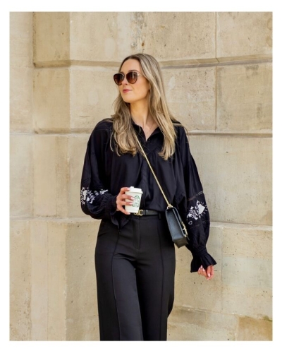 Gossip G-9309 BLOUSE MET BRODERIE ROSIE