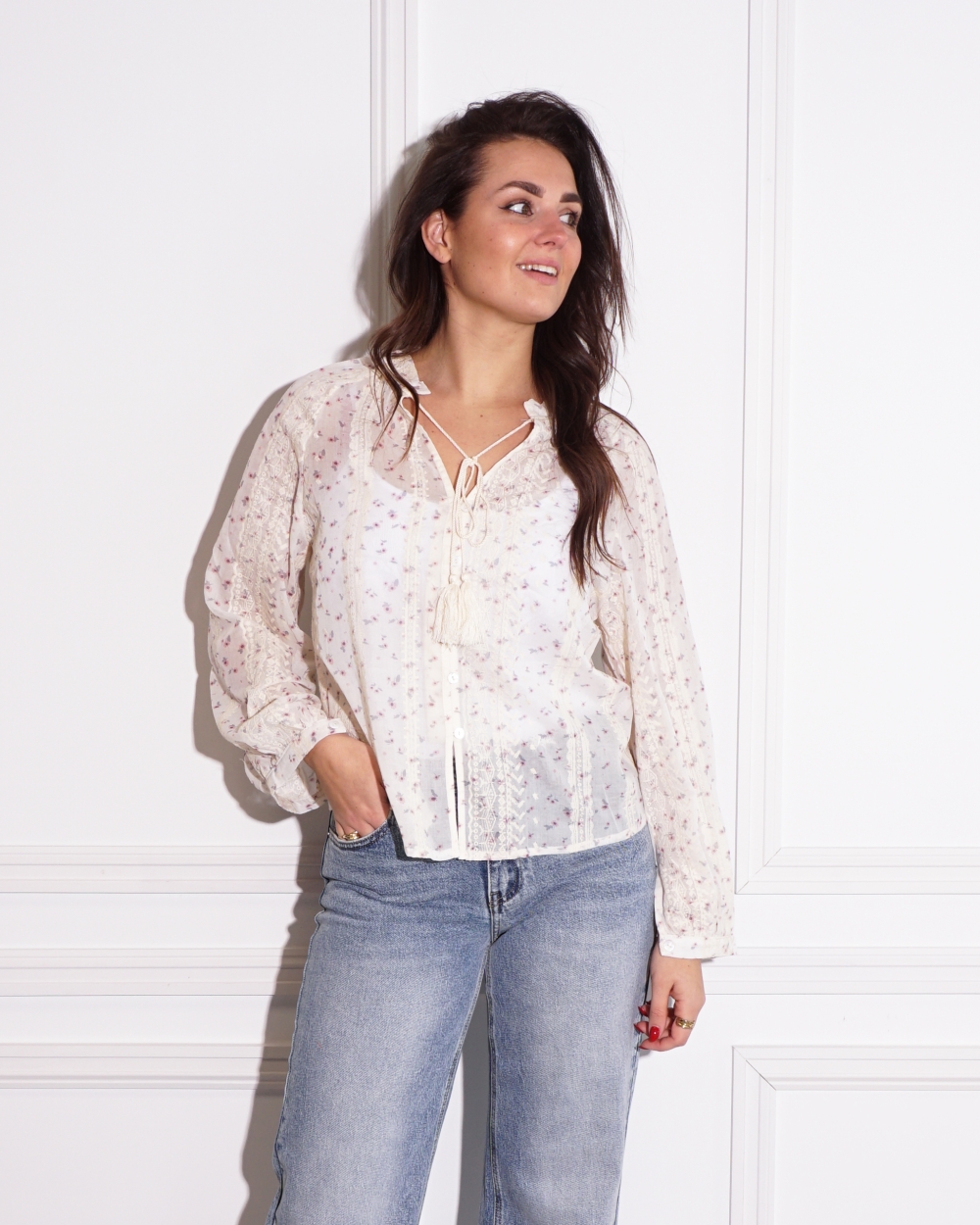 BLOUSE ELISA BEIGE