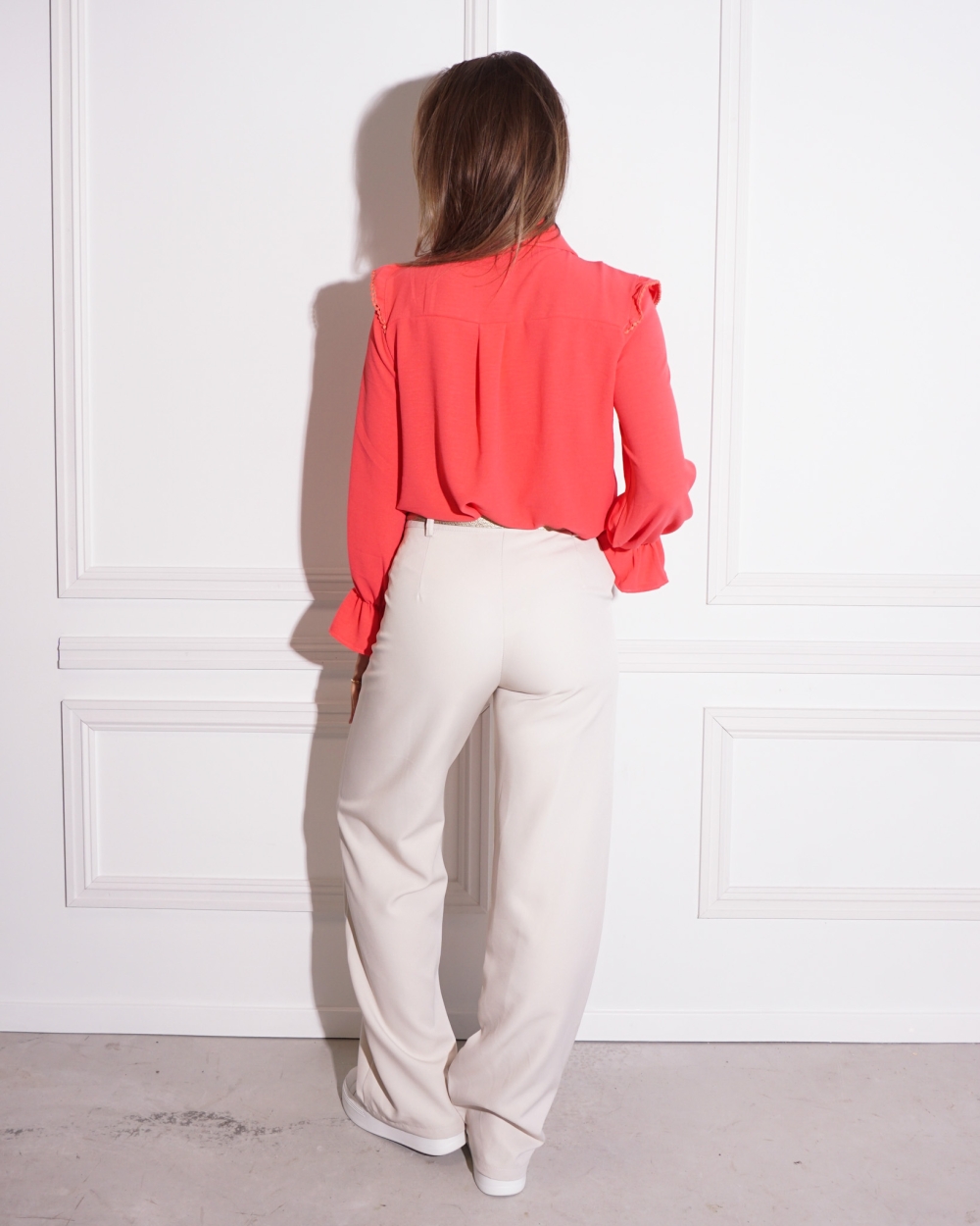 RUFFLE BLOUSE CAITLIN KORAAL