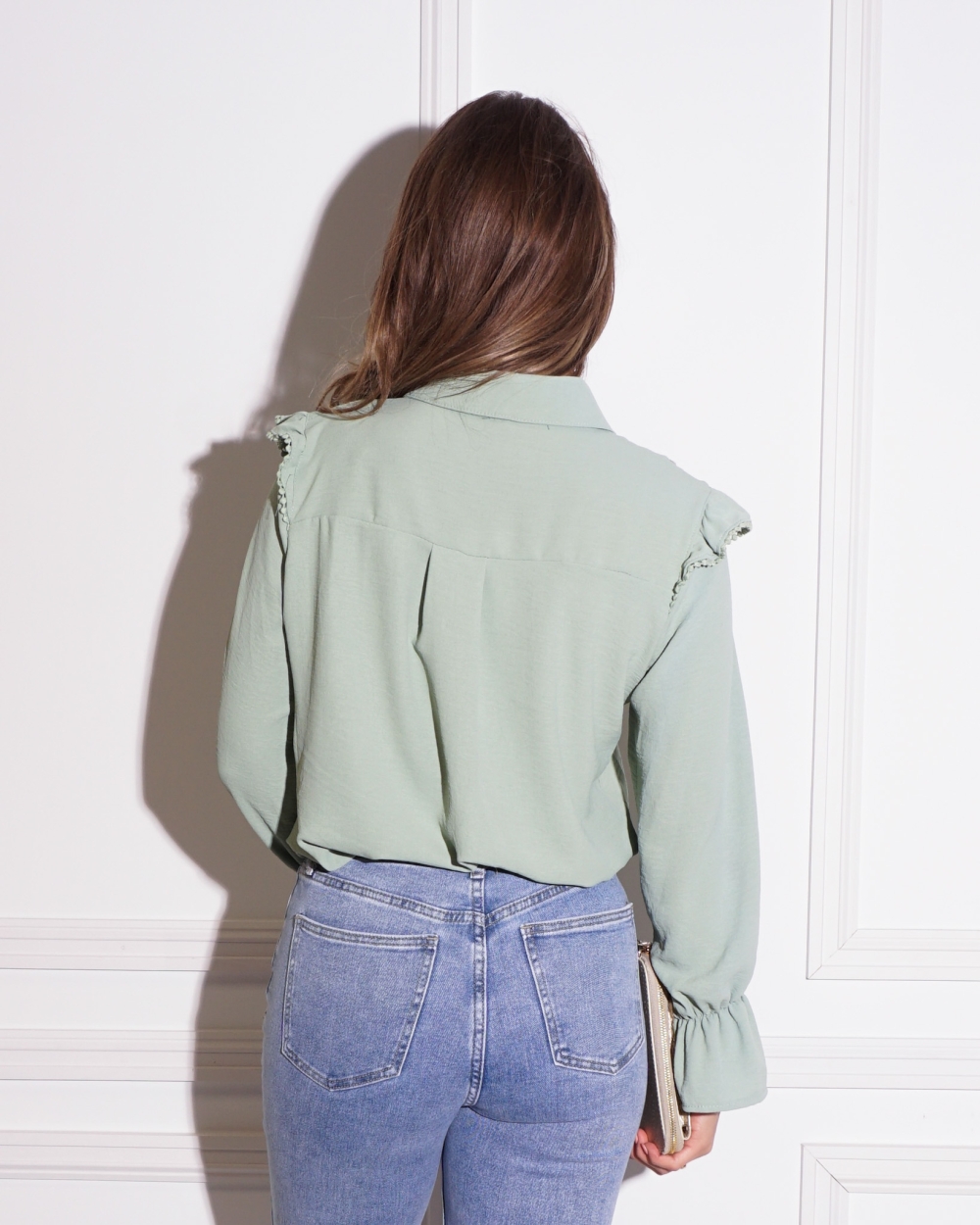 RUFFLE BLOUSE CAITLIN MINTGROEN