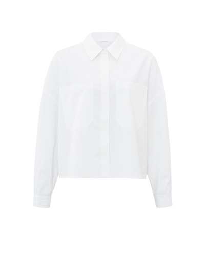 WITTE BLOUSE MET BATWING MOUW