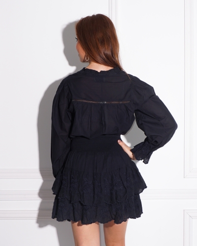 BLOUSE HELINE BLAUW