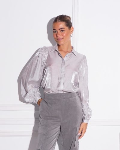Nukus BLOUSE JOLIES ZILVER