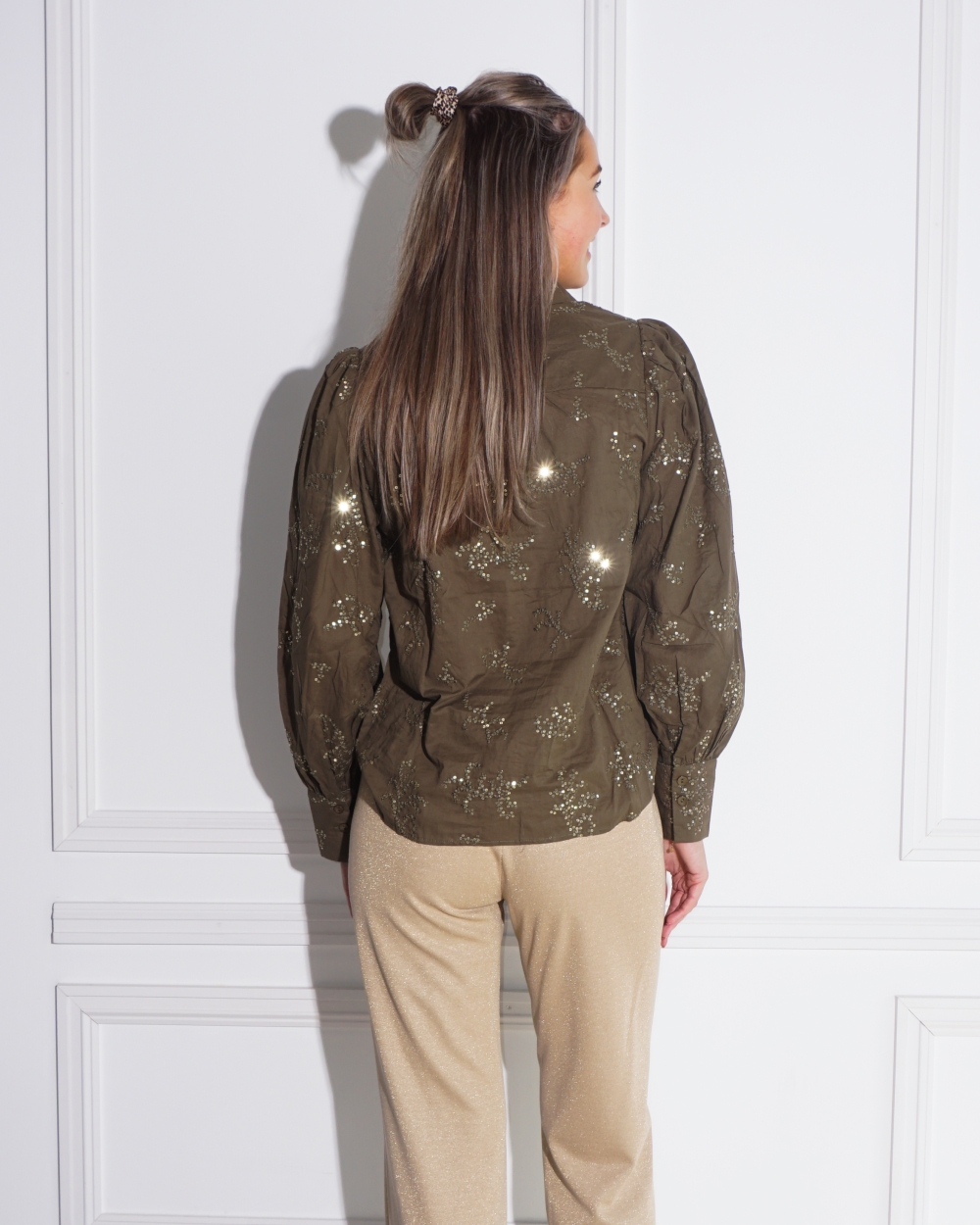 BLOUSE PRESTON GROEN