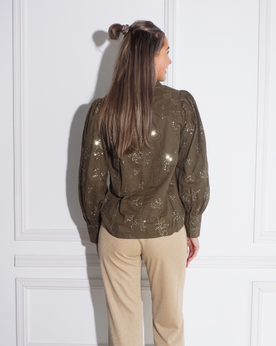 BLOUSE PRESTON GROEN
