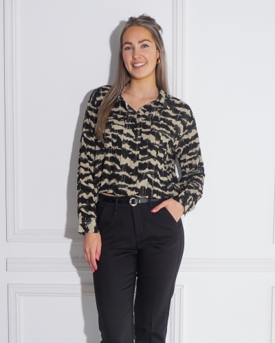 Nukus BLOUSE DURHAM ZWART