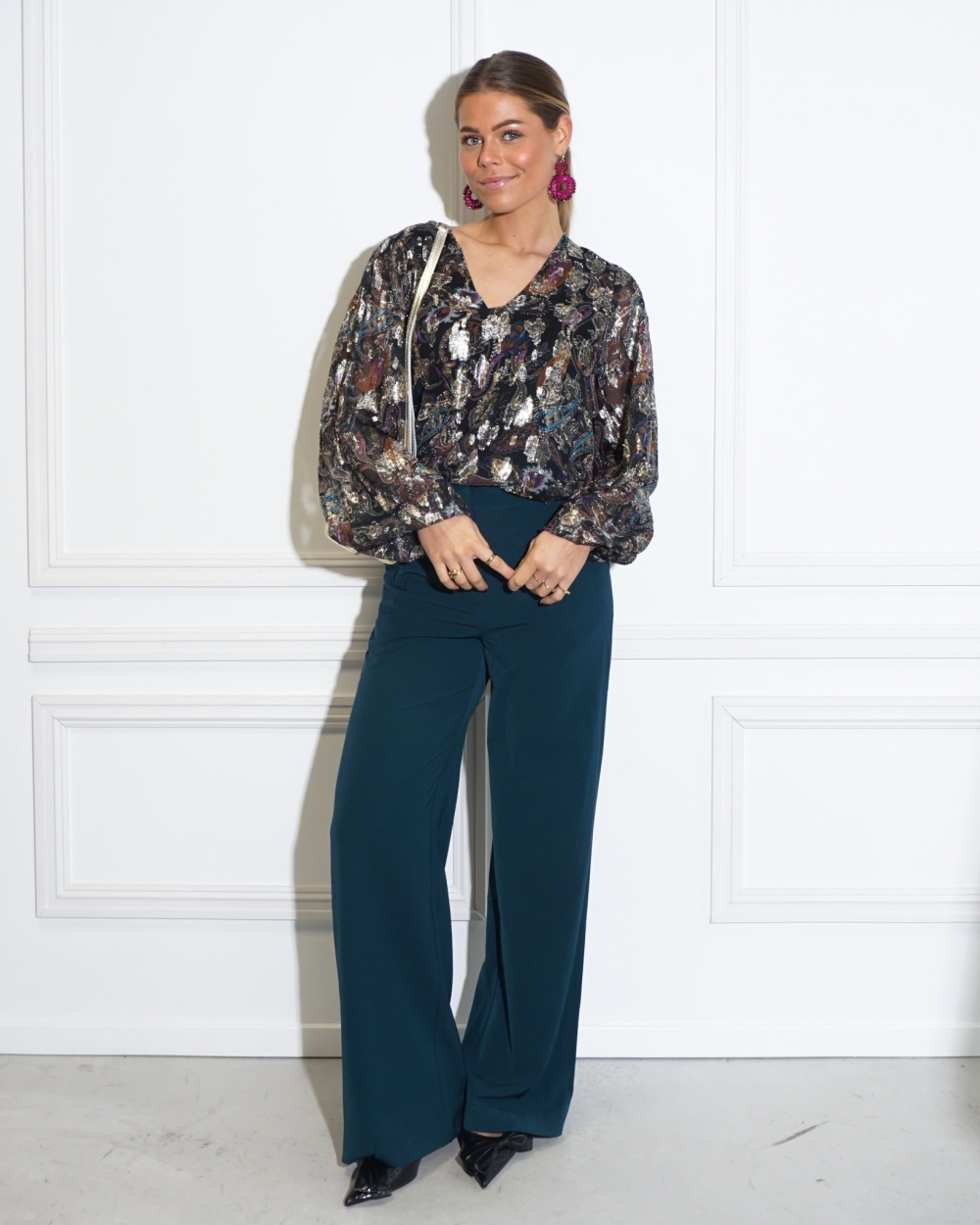 BEANDRA BLOUSE ZWART