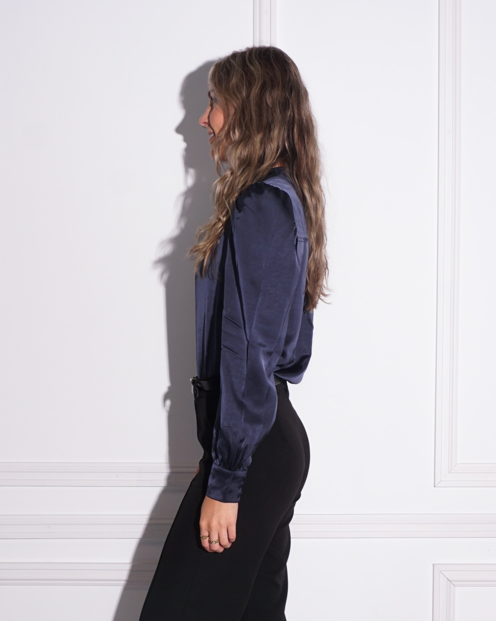 BLOUSE ROSSLYN BLAUW 