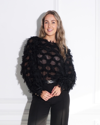 Nukus TOP JADE ZWART