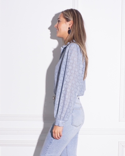 Gossip BLOUSE FILOU BLAUW