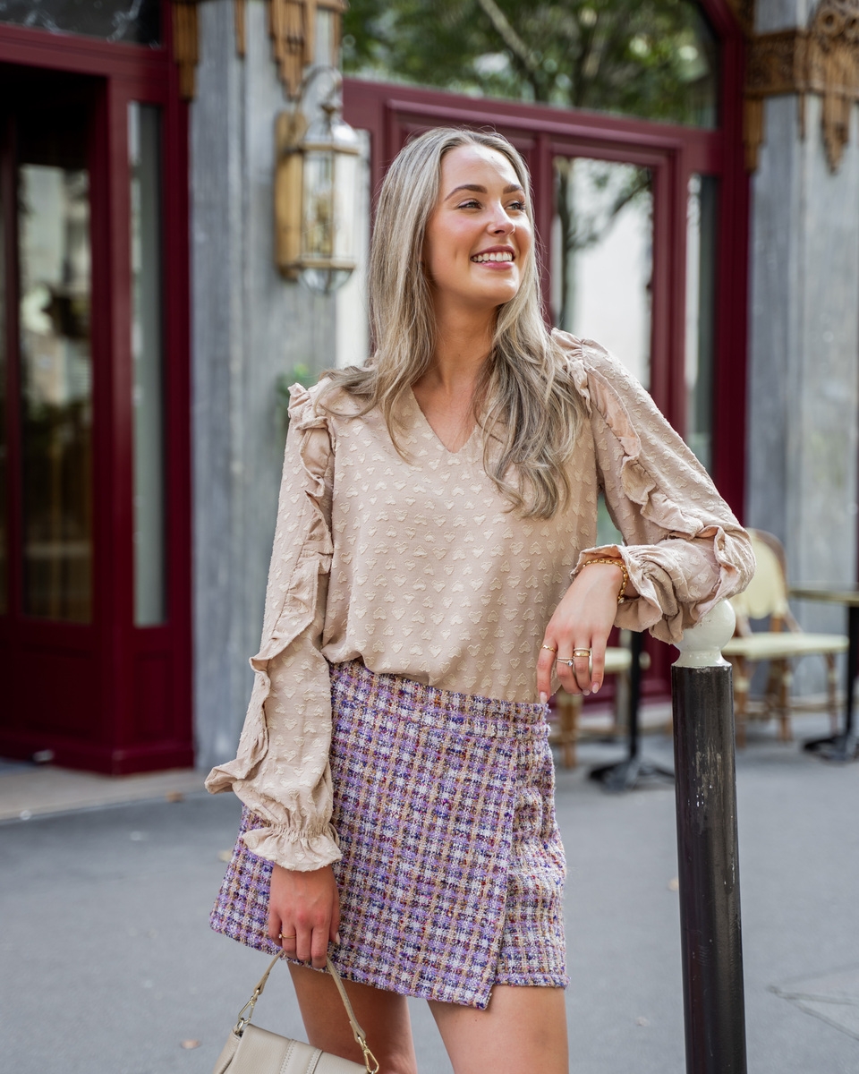 HARTJES BLOUSE ANAIS CAMEL