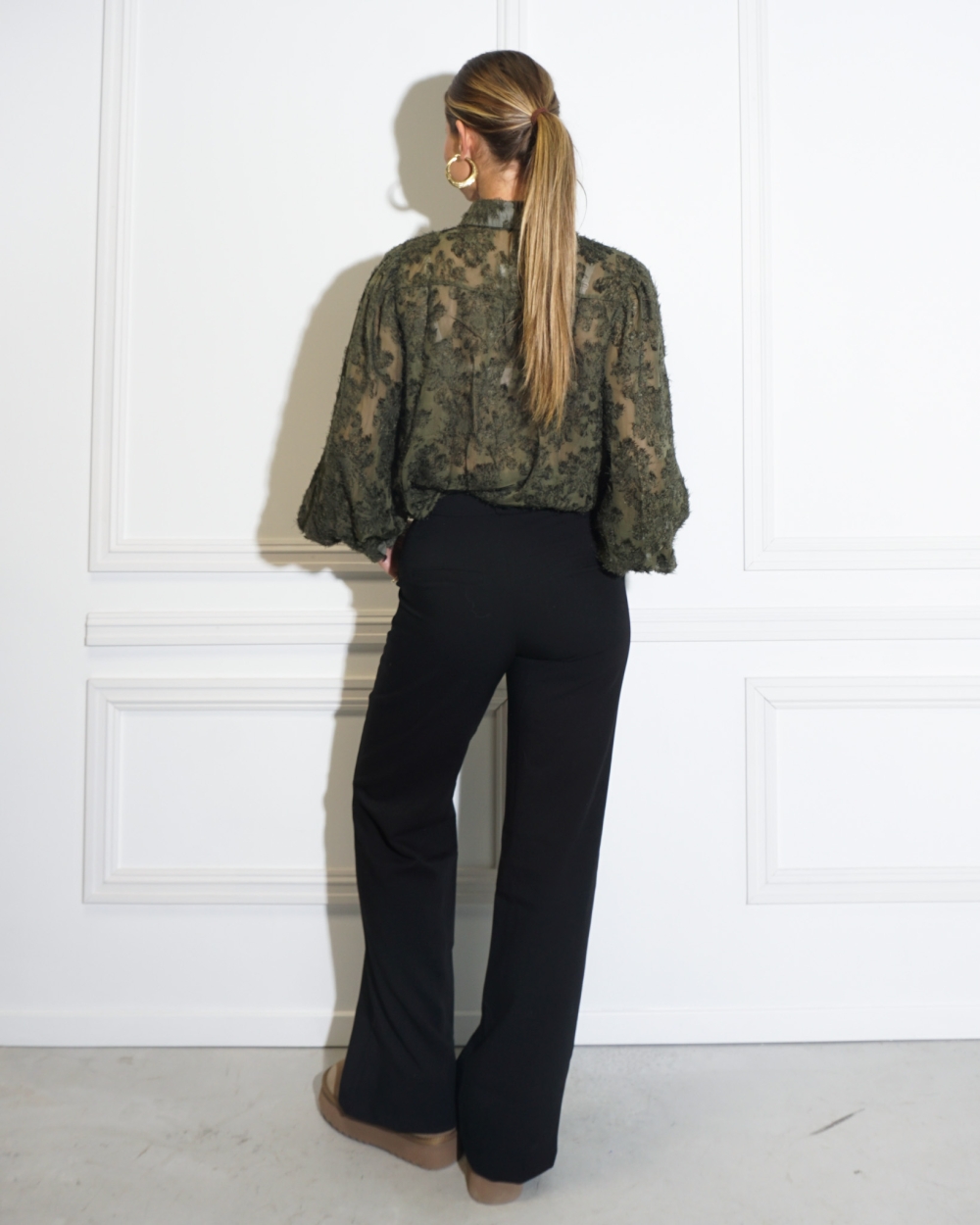 BLOUSE NISA GROEN