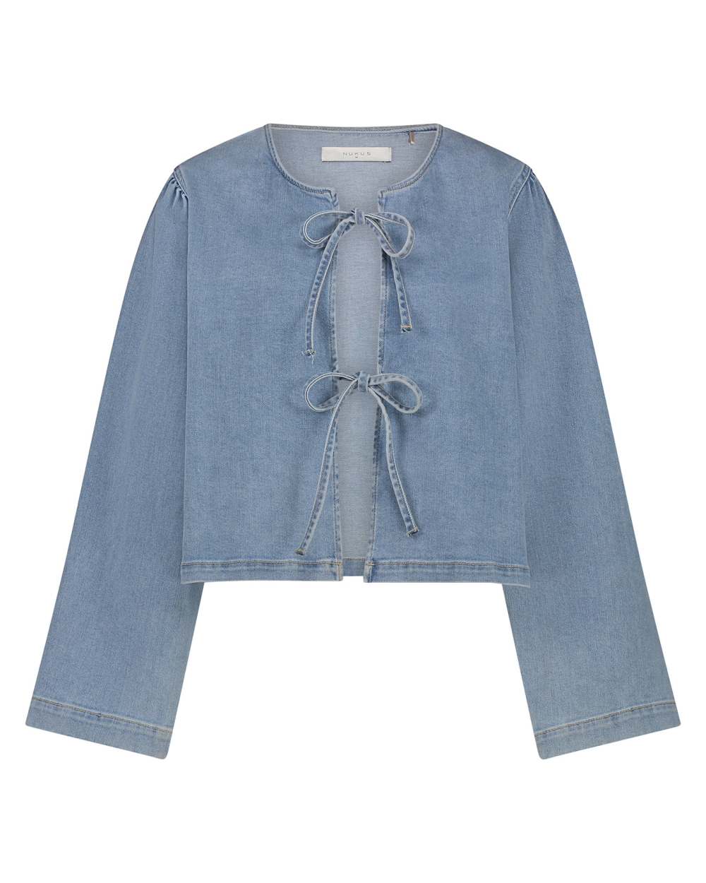 BLOUSE BOWY DENIM 