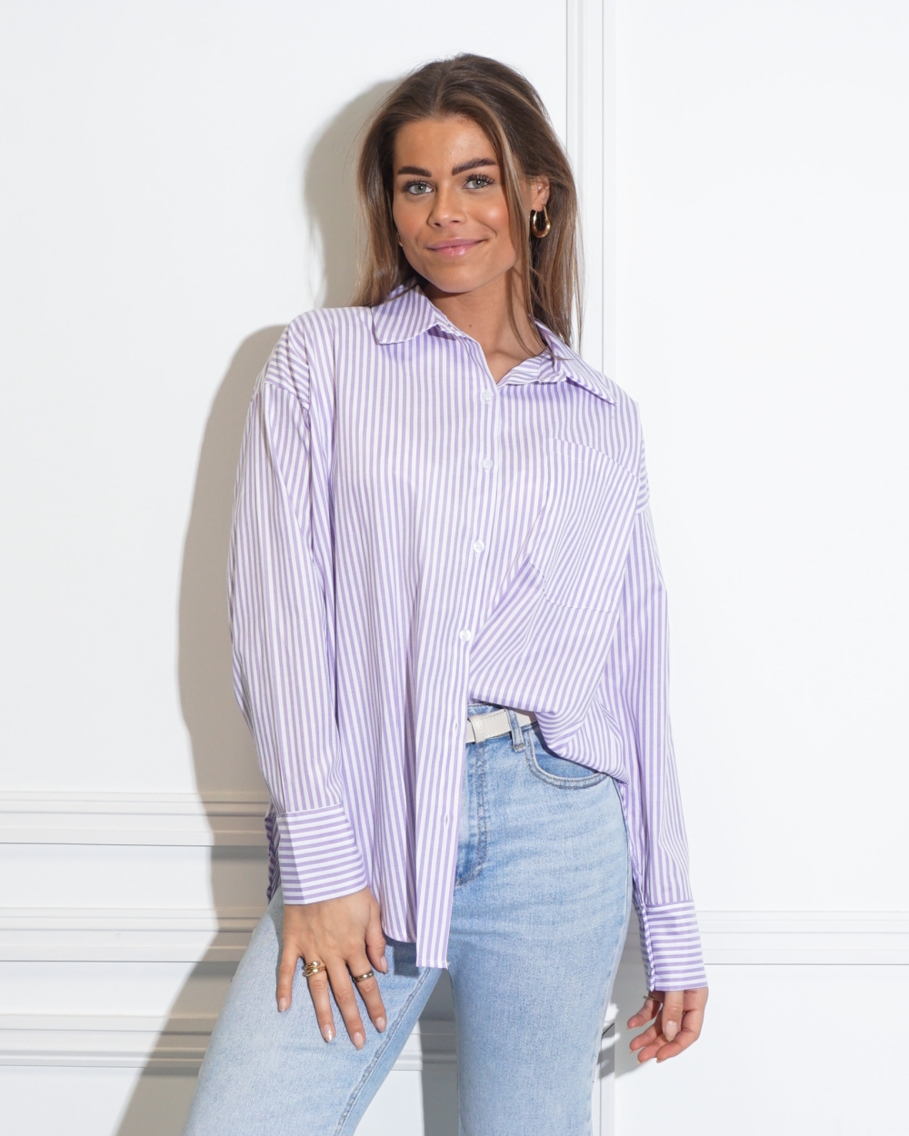 BASIC BLOUSE STRIPE PAARS