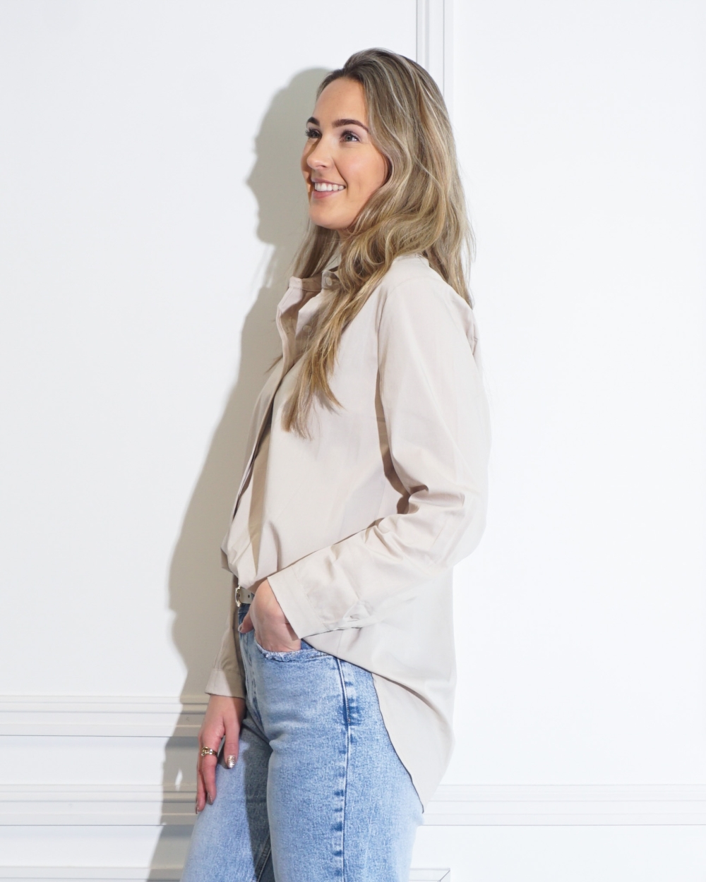 BASIC BLOUSE BEIGE