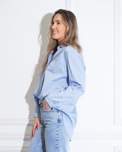 Gossip BASIC BLOUSE BLAUW