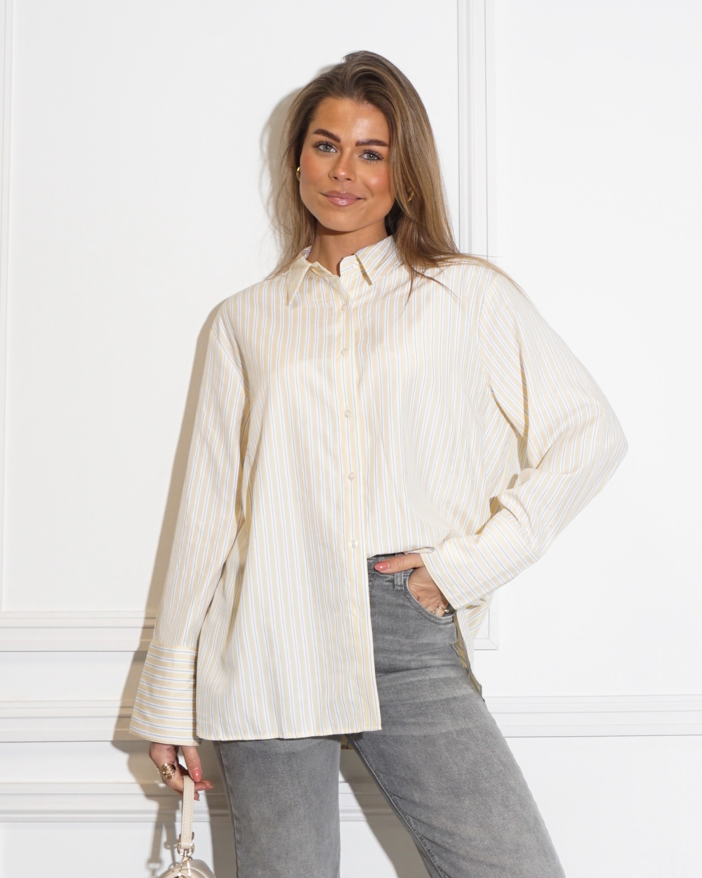 BLOUSE DITA LICHT GEEL