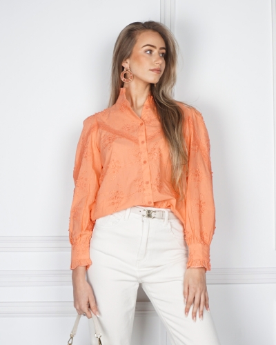 Gossip BLOUSE FLOWER LOREN ORANJE