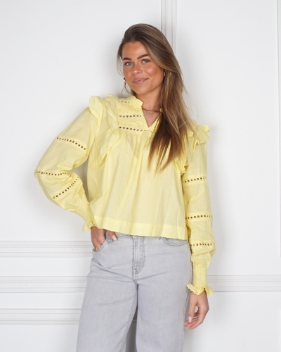 Gossip BLOUSE LIVY GEEL