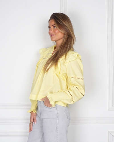 Gossip BLOUSE LIVY GEEL