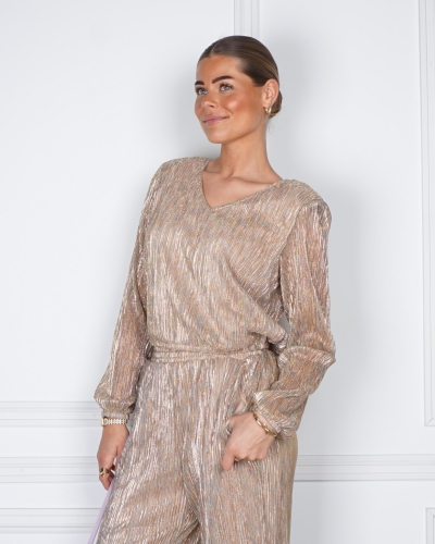 Studio Amaya BLOUSE MAJA GOUD MULTI