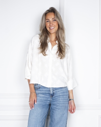 YAYA KORTE BLOUSE MET DETAILS WIT