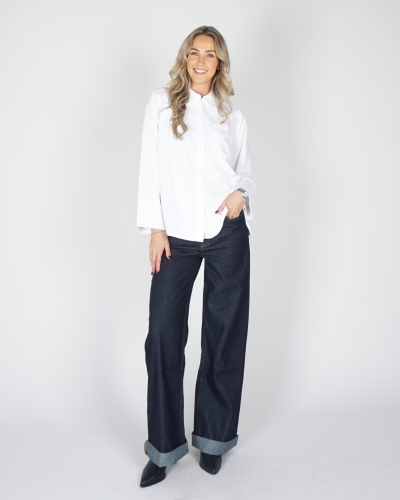 OVERSIZED BLOUSE WIT