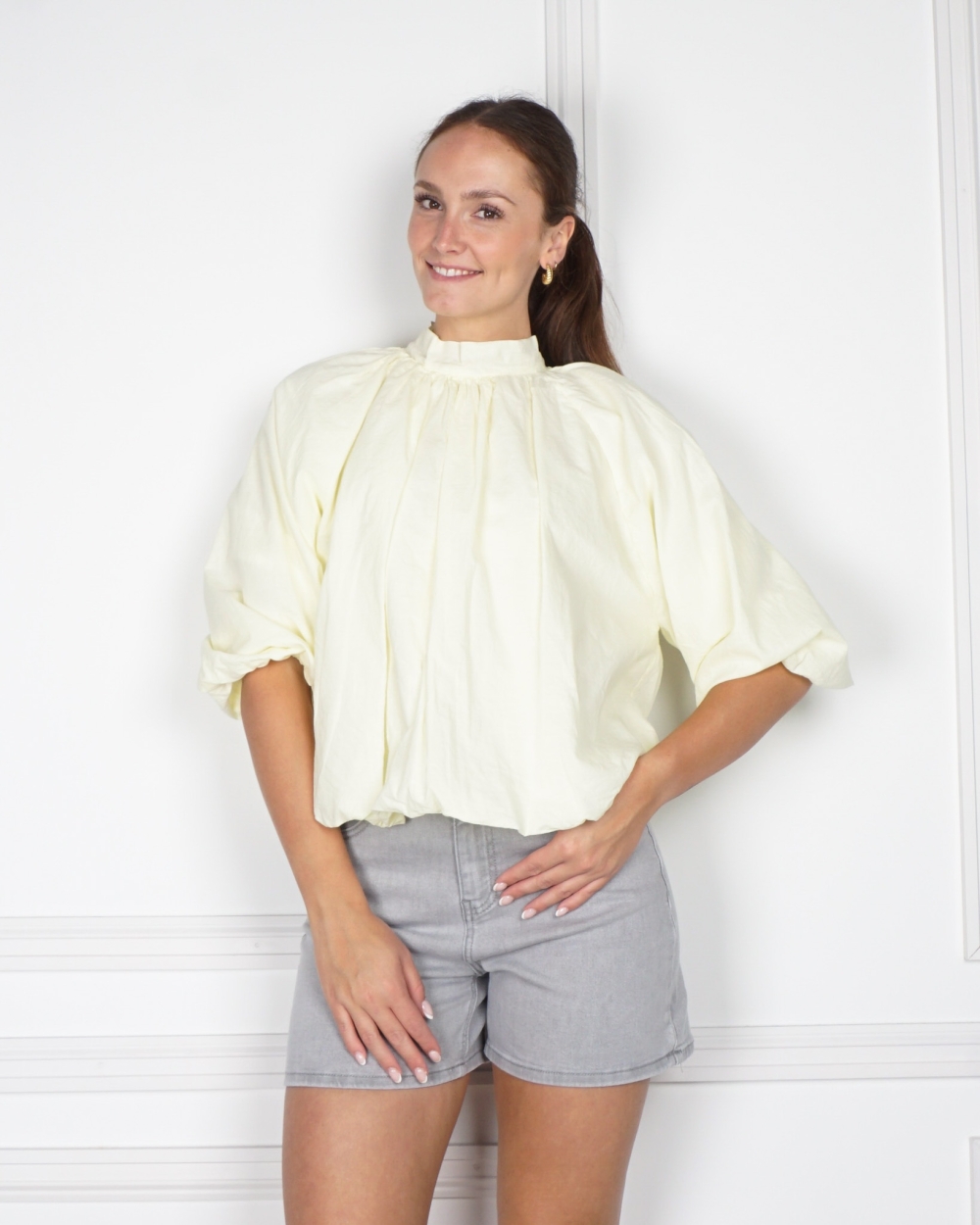 BALLON BLOUSE GEEL