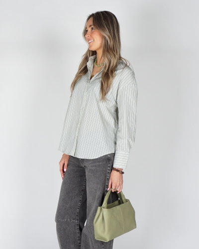 Only BLOUSE GESTREEPT GROEN