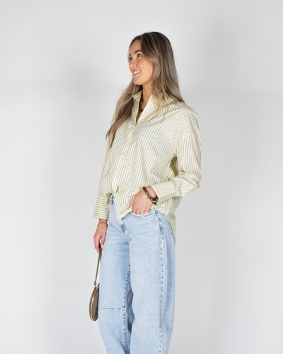Only BLOUSE GESTREEPT GEEL