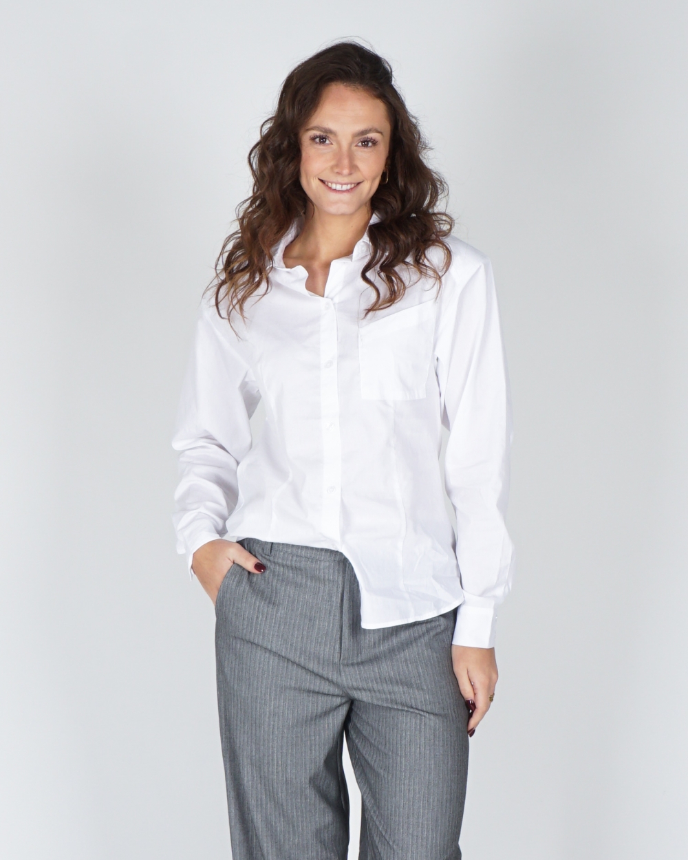 BLOUSE LIVA WIT