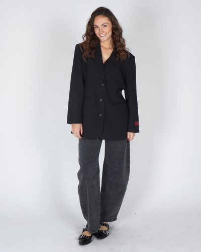 OVERSIZED BLAZER LESLIE ZWART