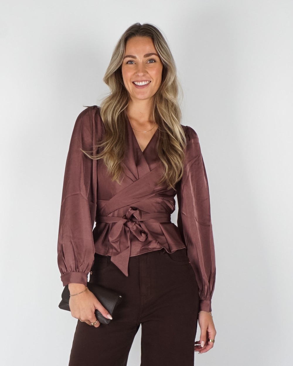 BLOUSE RISTA MAUVE