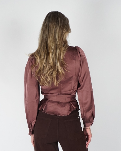 BLOUSE RISTA MAUVE