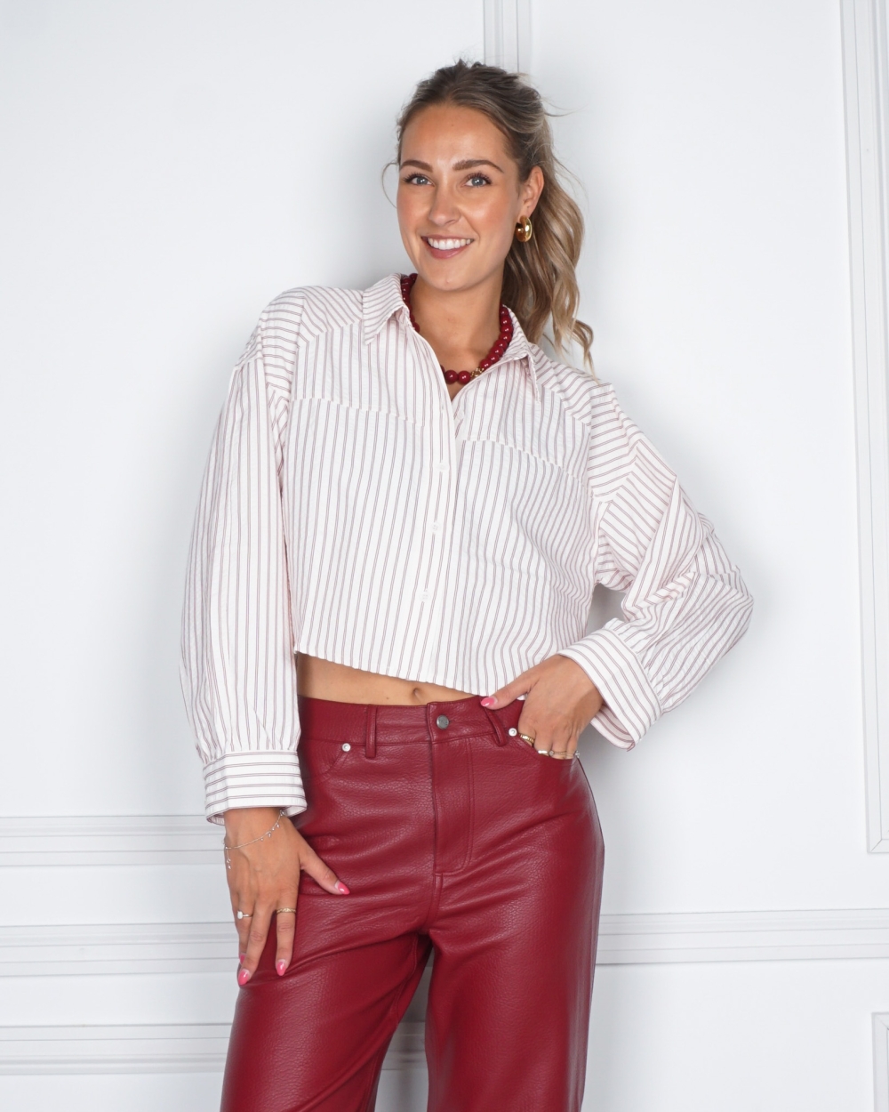 OVERSIZED BLOUSE SADIE ROOD ECRU