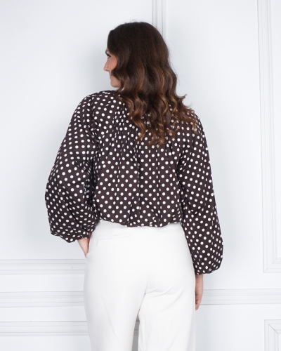 BLOUSE POLKA DOT BRUIN