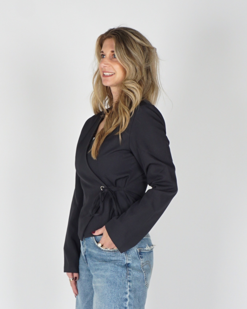 BLOUSE SIMMI GRIJS