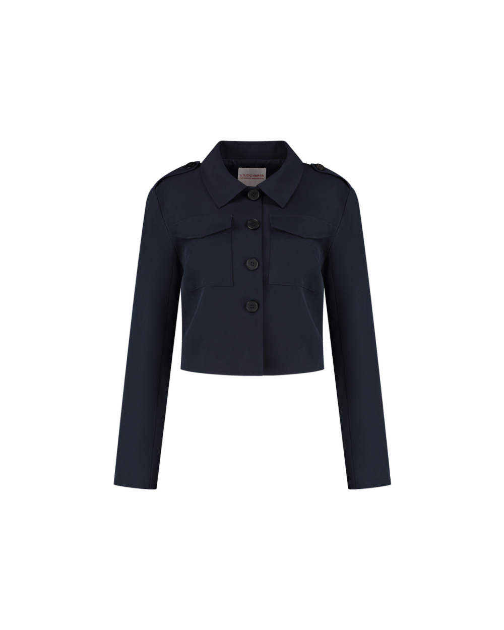 BLOUSE SNOW DONKERBLAUW