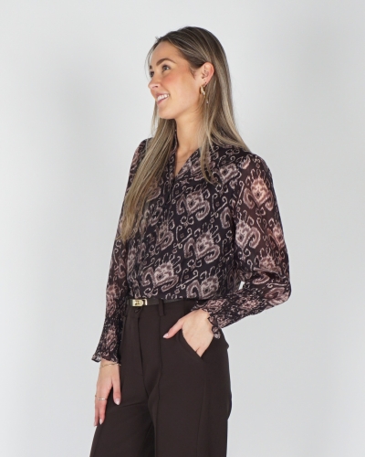 Neo Noir BLOUSE CAMISA ZWART