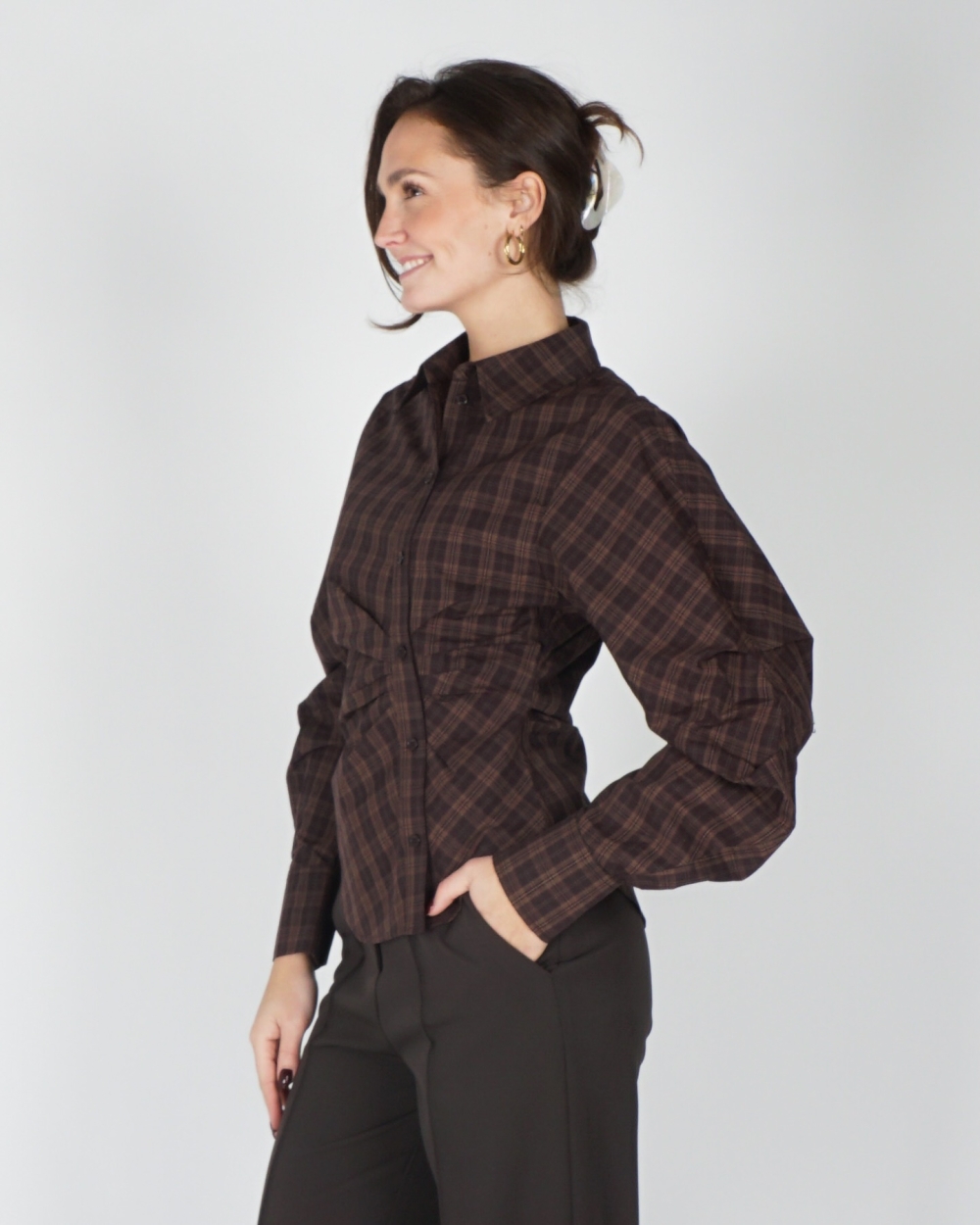 BLOUSE NEOELLA DONKERBRUIN