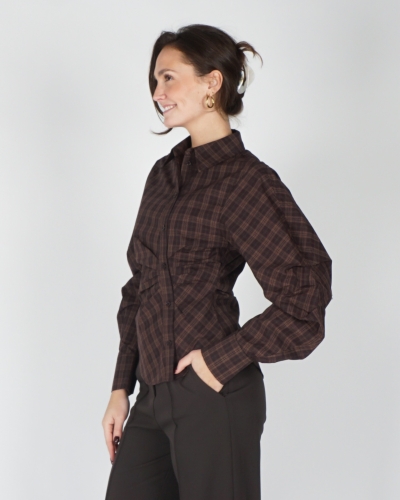 Neo Noir BLOUSE NEOELLA DONKERBRUIN
