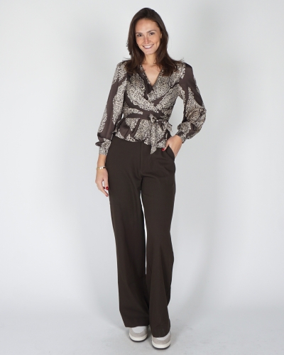 BLOUSE RISTA PAISLEY BRUIN