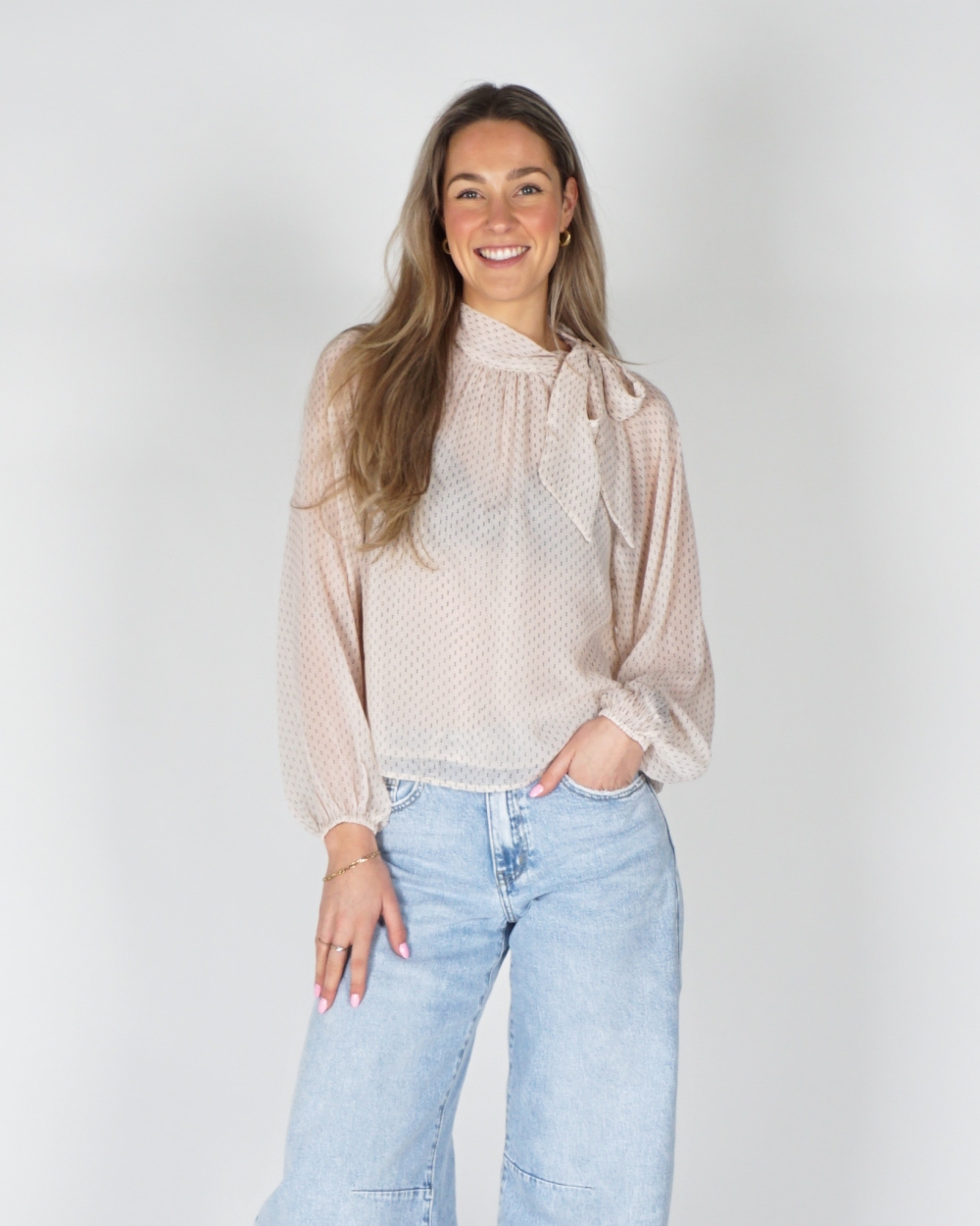 BLOUSE PATTI ECRU