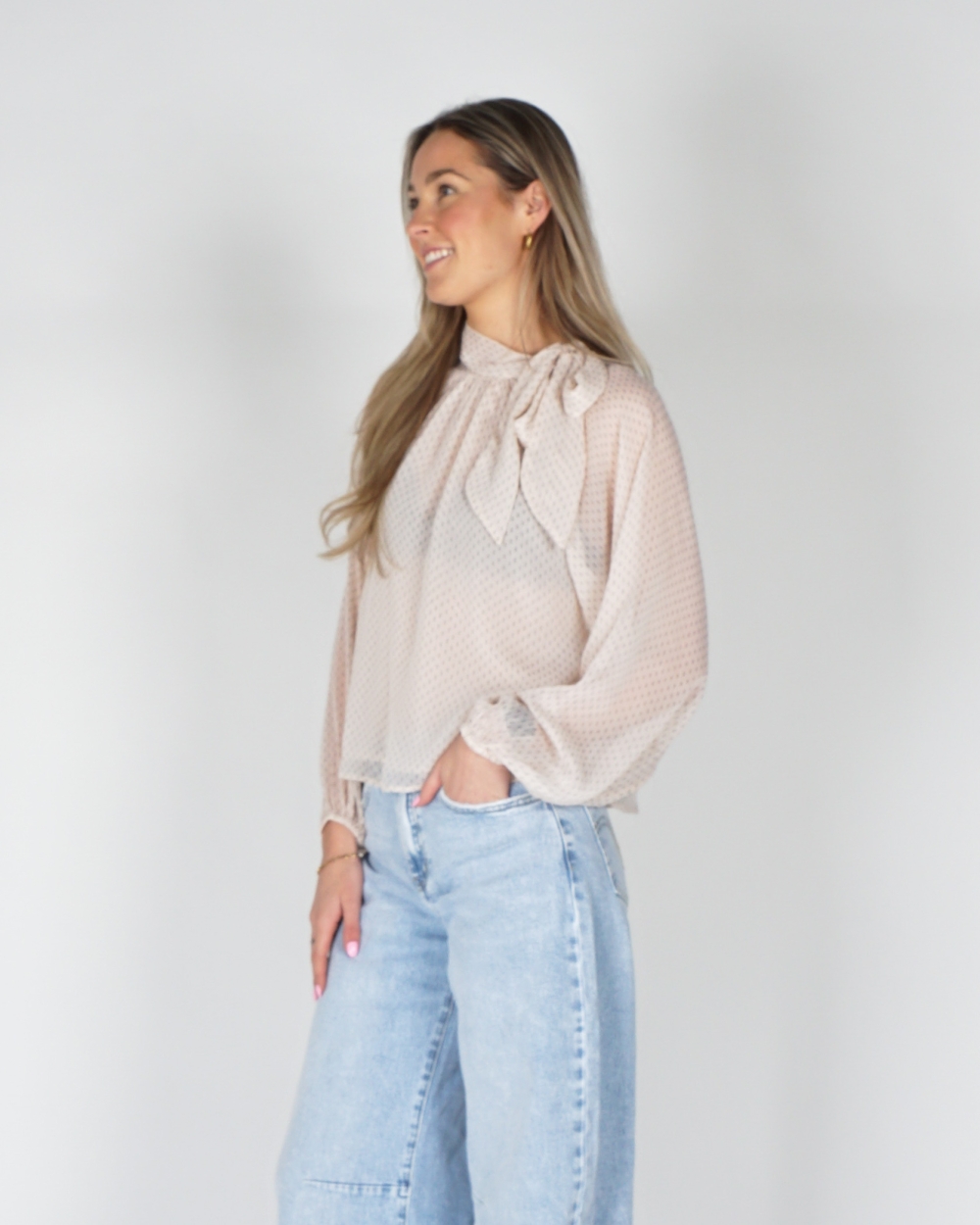 BLOUSE PATTI ECRU