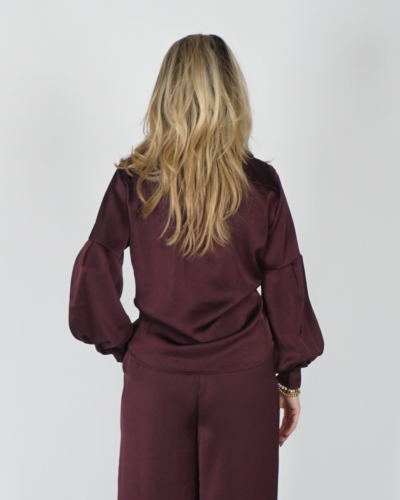 BLOUSE NAJA BURGUNDY