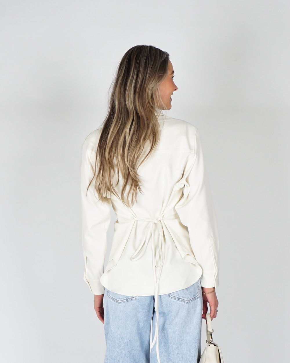 GETAILLEERDE BLOUSE WALDIS ECRU