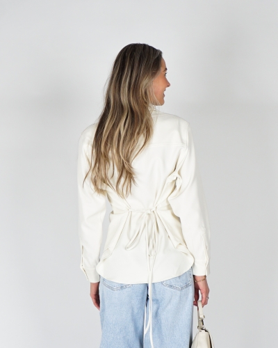 GETAILLEERDE BLOUSE WALDIS ECRU