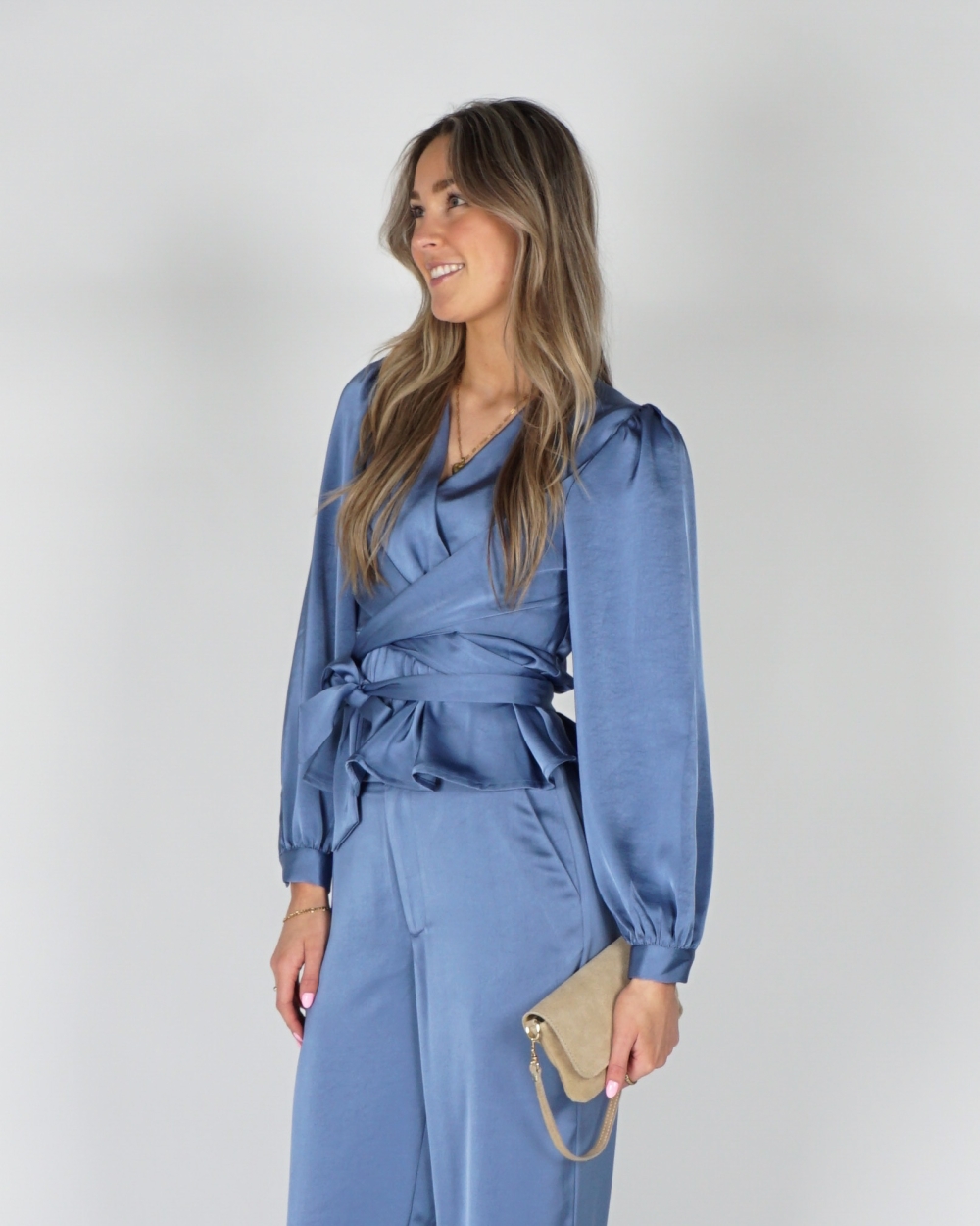 BLOUSE RISTA BLAUW