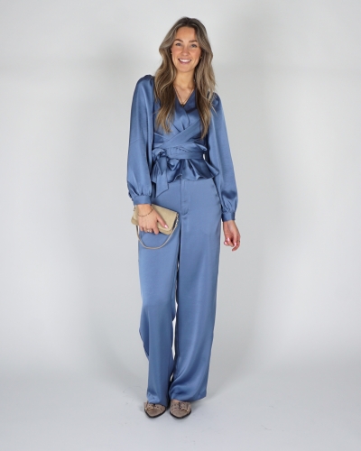 BLOUSE RISTA BLAUW